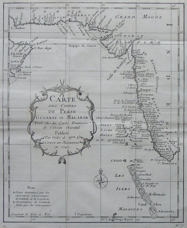 Map of Maldive Islands